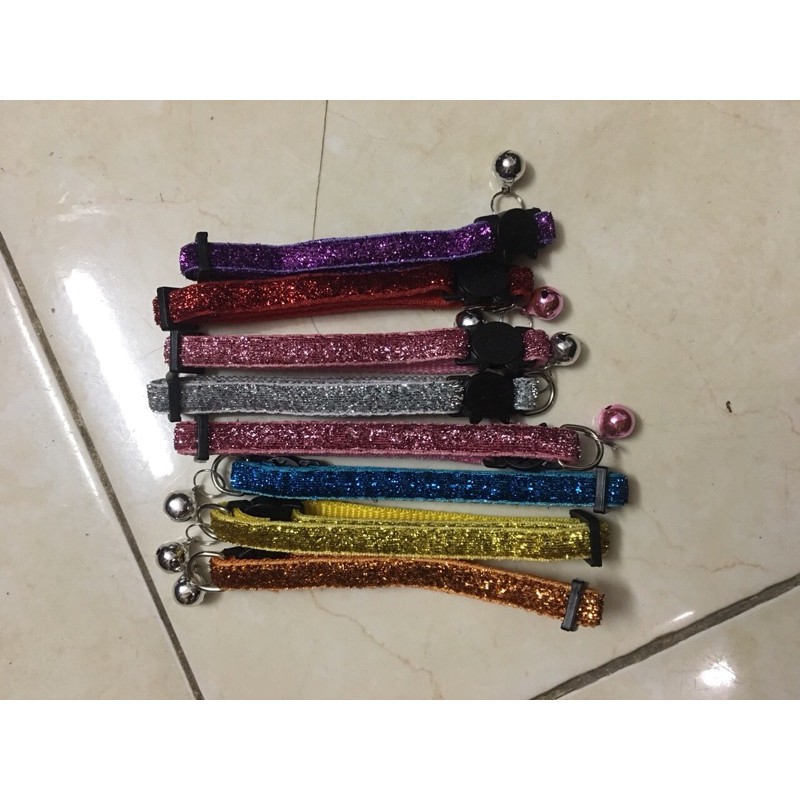 Vòng cổ kèm chuông cho chó mèo