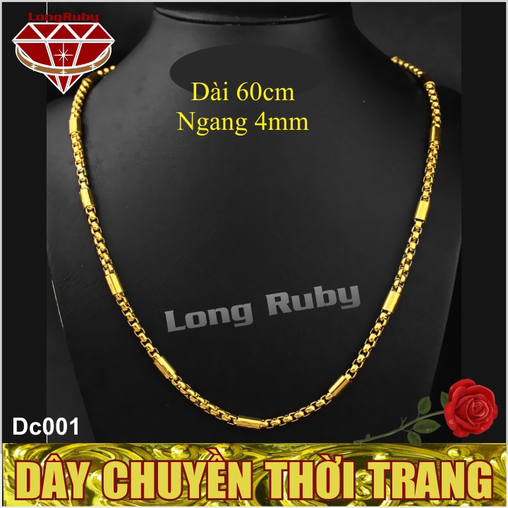 Dây Chuyền Nam Thời Trang | Dây Chuyền Bông Dừa Cách Điệu - Dc001