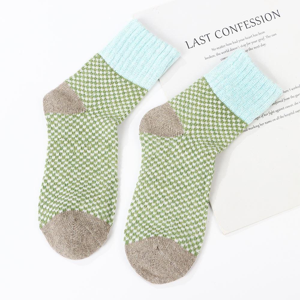 Set 5 Đôi Tất Giữ Ấm Thoáng Khí Nhiều Màu Sắc Thời Trang