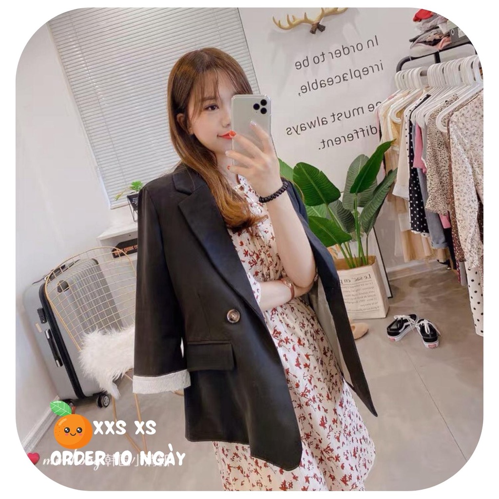 Áo Blazer Size XXS XS Ba Màu Đen, Trắng Kem, Nâu
