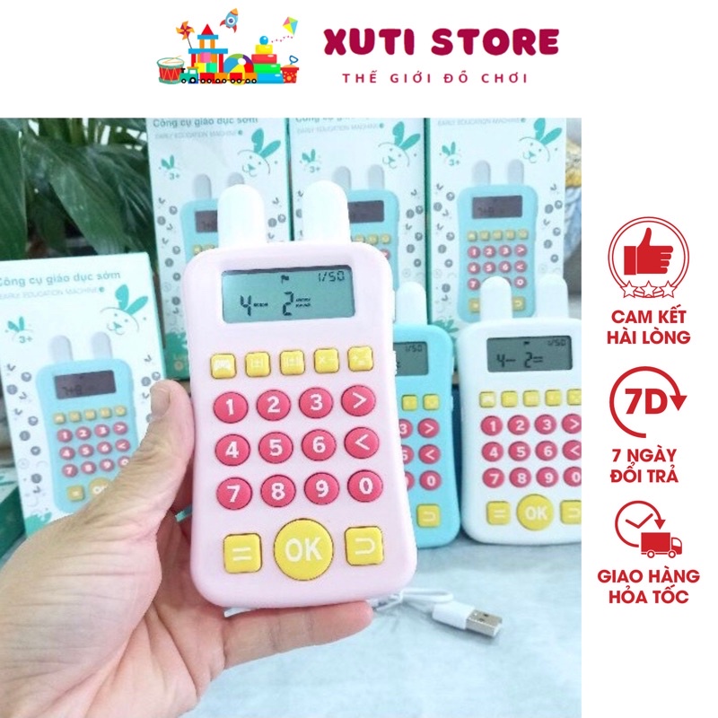 Máy Tính Cầm Tay Thông Minh Luyện Tính Nhẩm Cho Bé, An Toàn Hiệu Quả Xutistore