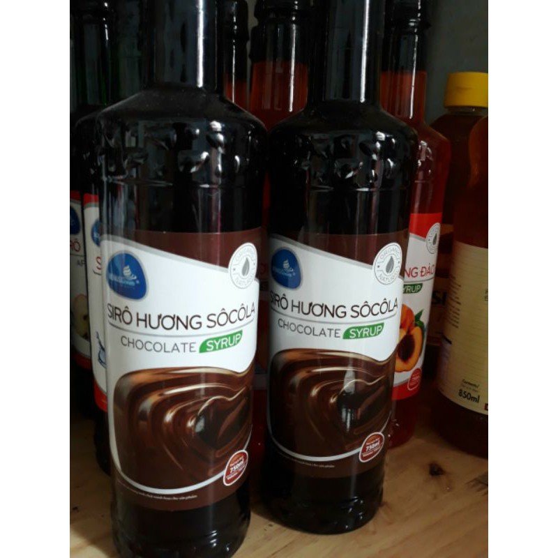 Syrup Benus  - Siro chuyên dùng Pha Trà Sữa, Nước Trái Cây, đá bào loại chai nhựa 750ml