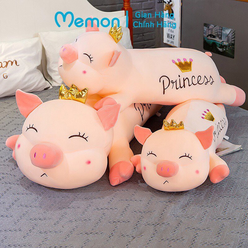 [Mã LIFEM1 giảm 50k đơn 99k] Heo Bông Hồng Princess Cao Cấp Memon