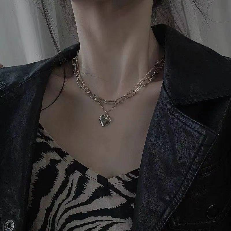  2021 New Love Pendant Double Necklace