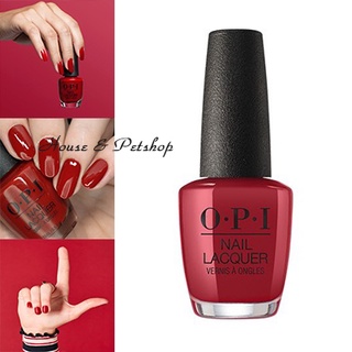 Sơn móng tay o.p.i - sơn opi màu đỏ mau khô làm đẹp cho bàn tay nail cao cấp
