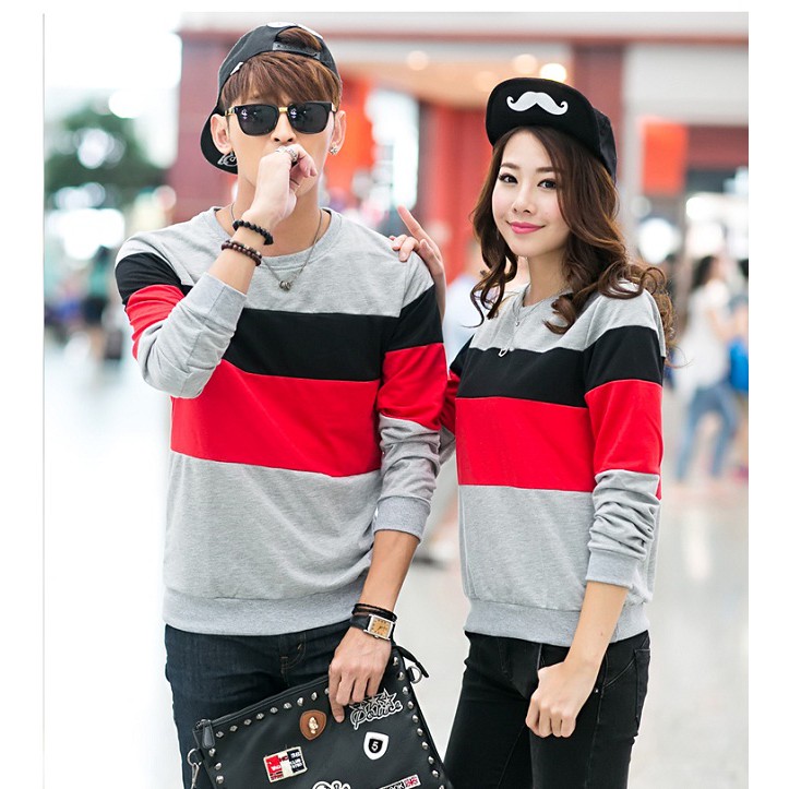 Áo đôi tay dài thu đông - giá bao gồm 2 áo