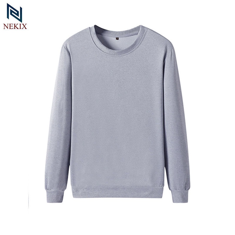 Áo Nỉ Nam Dài Tay Cổ Tròn Sweater Chất Nỉ Cao Cấp Co Giãn Bền Màu Phong Cách Hàn Quốc 33