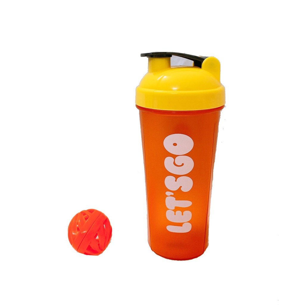 Bình nước tập Gym, Bình lắc Shaker thể thao 700ml , tặng kèm bóng lắc