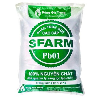 Phân trùn quế nguyên chất dạng bột SFARM Pb01 2kg