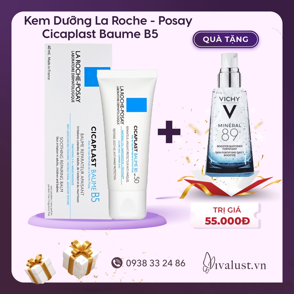 Kem Dưỡng La Roche-Posay Cicaplast Baume B5 - Làm Dịu Kích Ứng & Phục Hồi Da‎ (40ml)