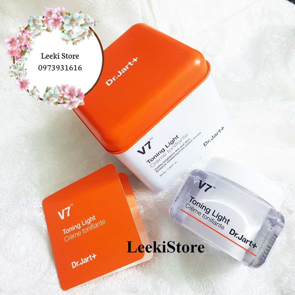 Kem Dưỡng Trắng Da V7 Toning Light Dr.Jart+ 50mL