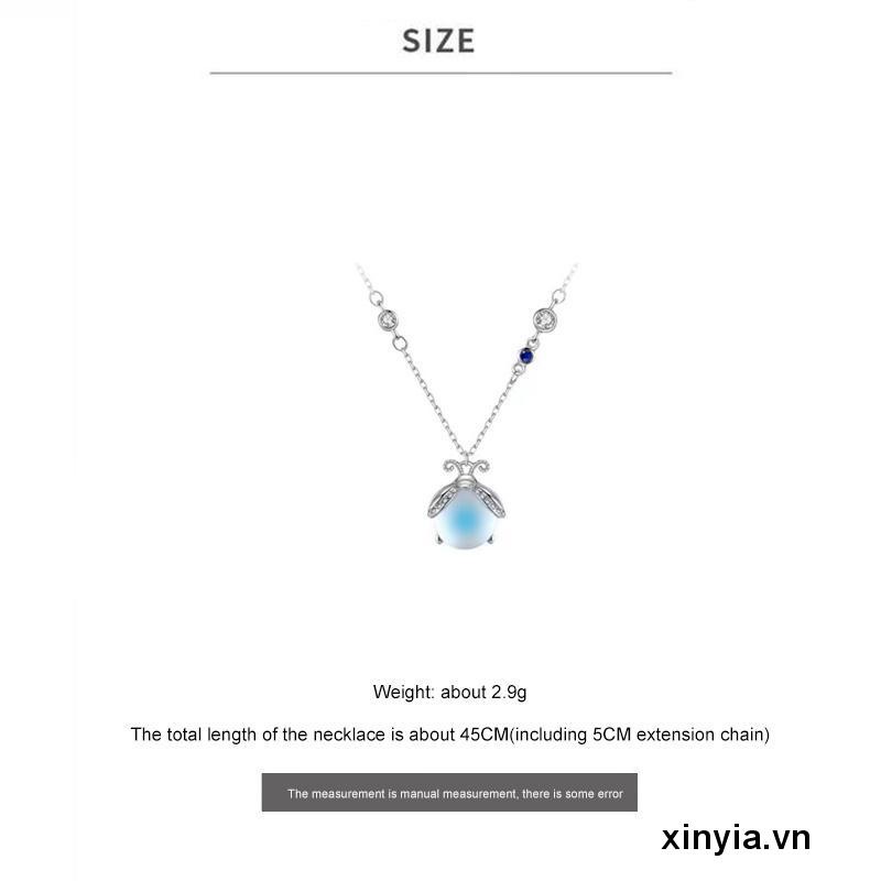 Vòng cổ Nữ Thiết Kế Xương Đòn Mặt Trăng Đính Đá Sang Trọng