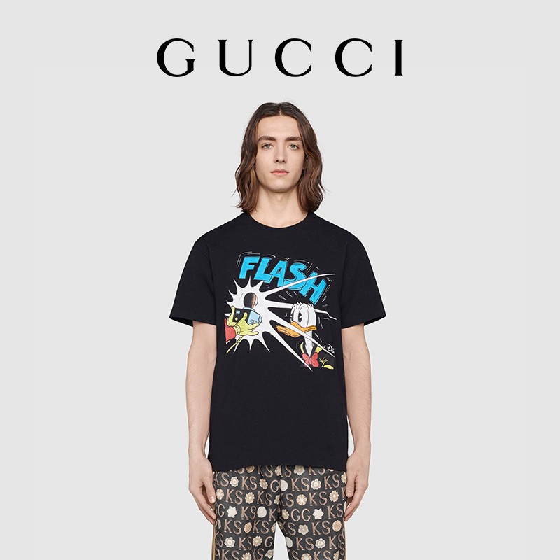 Áo Thun Gucci Họa Tiết Hình Vịt Donald