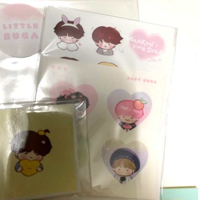 Sticker và postcard nhóm nhạc BTS