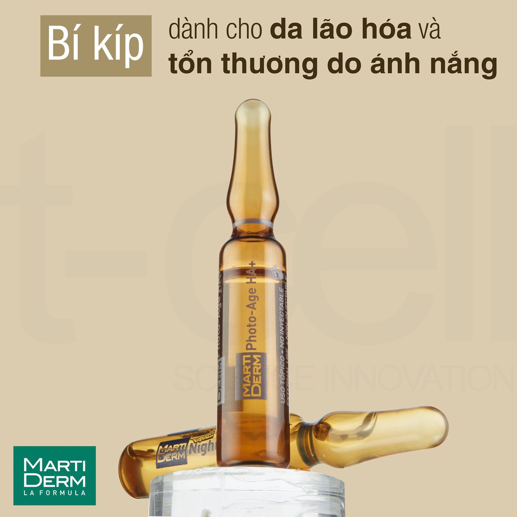 [MARTIDERM][CÓ LẺ] Tinh chất Ampoule chống lão hóa MARTIDERM PHOTO AGE HA+ WITH 15% VITAMIN C