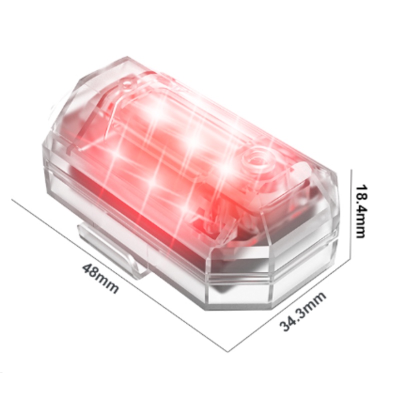 Đèn Led Cảnh Báo Điều Khiển Từ Xa 7 Màu Có Thể Sạc Lại Bằng Cổng Usb