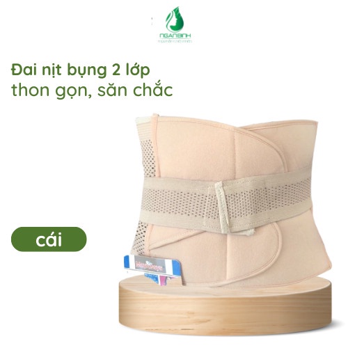 (2 LỚP) Đai nịt bụng giảm mỡ sau sinh giúp định hình siết vòng eo