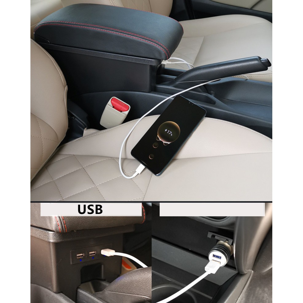 Hộp Tỳ Tay Đặc Biệt Có Cổng usb Cho Honda city 2015-2023