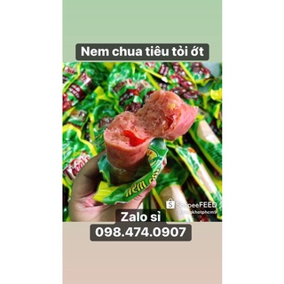 (Giao toàn quốc)3 cây nem chua tiêu tỏi thơm ngon