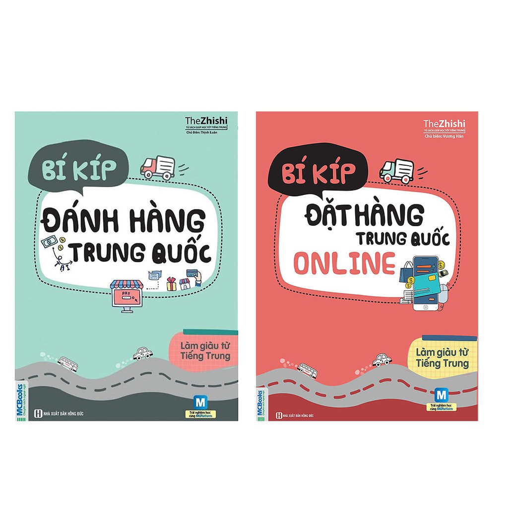 Sách - Combo Bí kíp đánh hàng tại Trung Quốc + Bí quyết đặt hàng Trung Quốc Online (Tặng Bookmark)