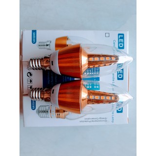 BỘ 5 ĐÈN LED NẾN TRANG TRÍ ĐUÔI E14