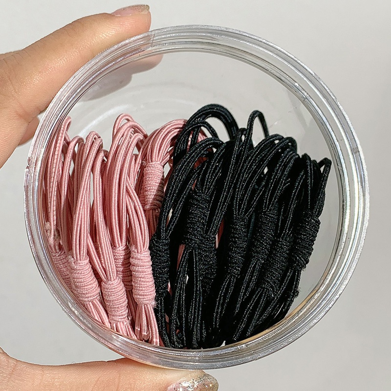 Dây Cột Tóc Cao Su Kiểu Hàn Quốc Đơn Giản Dễ Thương