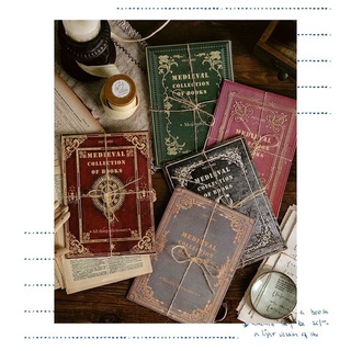 Giấy trang trí cổ điển - medieval collection of books ✨