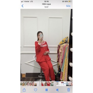 Bộ đũi lụa cho mẹ bầu và sau sinh