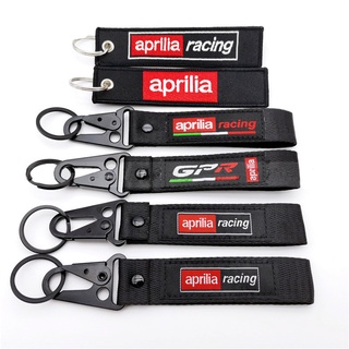 1 móc khóa thêu hình xe máy aprilia