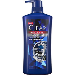 CLEAR MEN 3IN1 TẮM- GỘI- DƯỠNG TOÀN THÂN