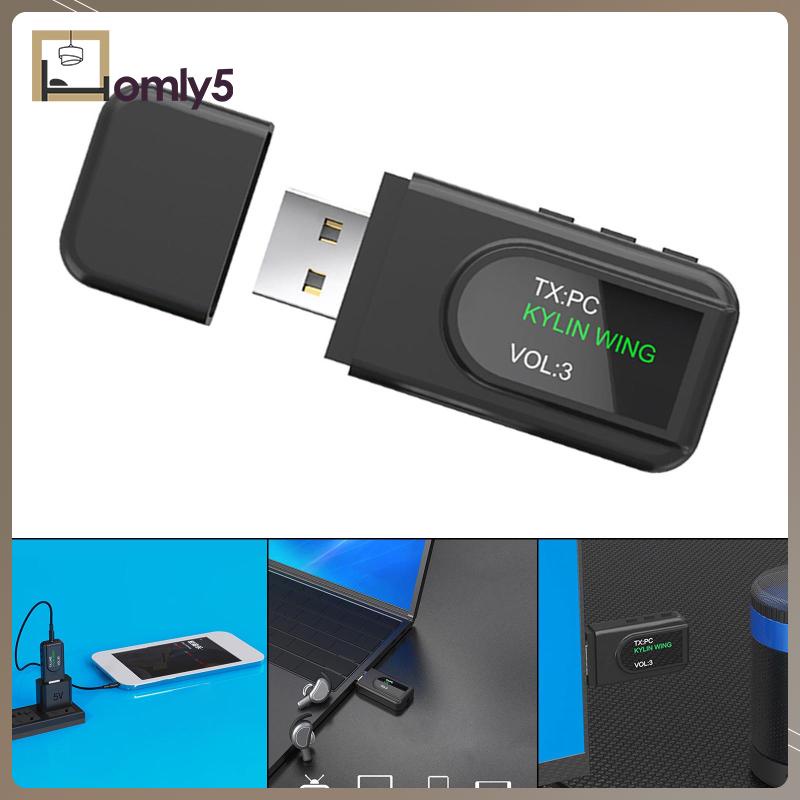 Bộ Thu Phát Bluetooth 5.0 Không Dây Cho Tai Nghe PS4 Trên Xe Hơi