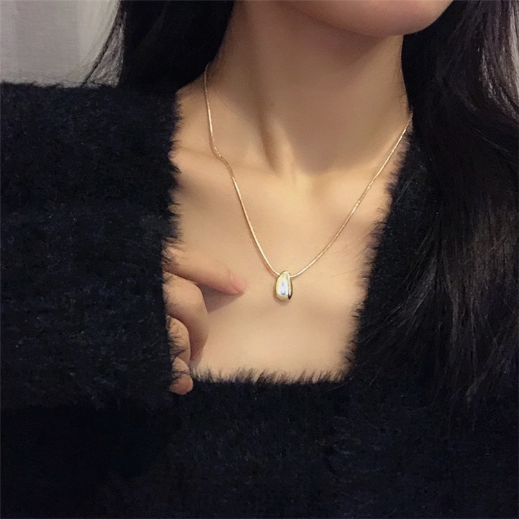 Dây Chuyền Đính Đá Hình Giọt Nước Sang Trọng 19A1386