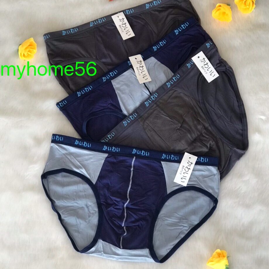 Quần sịp nam xuất nhật túi zip bạc vải cotton 100% hàng loại đẹp v51