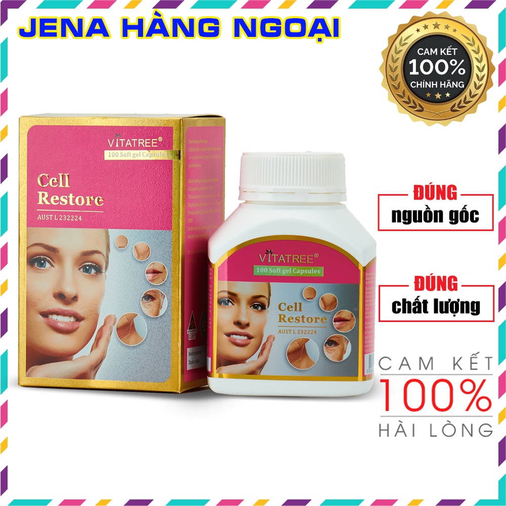 Viên Uống Phục Hồi Tế Bào Gốc Vitatree Cell Restore Hộp 100 Viên Của Úc