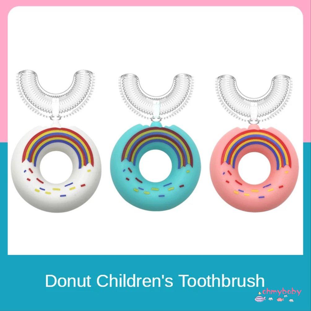 【OMB】 360 Degree U Sonic Electric Toothbrush Children Silicone Automatic Tooth Brush