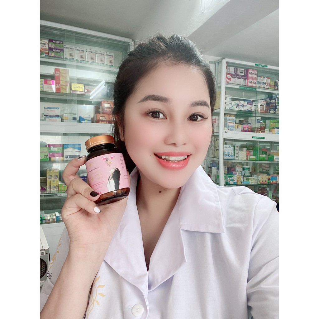 Shunshine Cosmetics queen collagen C tinh dầu, vitamin đẹp da, cân bằng nội tiết tố- Hộp 30 viên | Thế Giới Skin Care