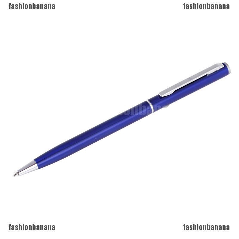 Bút Bi Mực Đen Ngòi 1mm Vỏ Kim Loại Sang Trọng