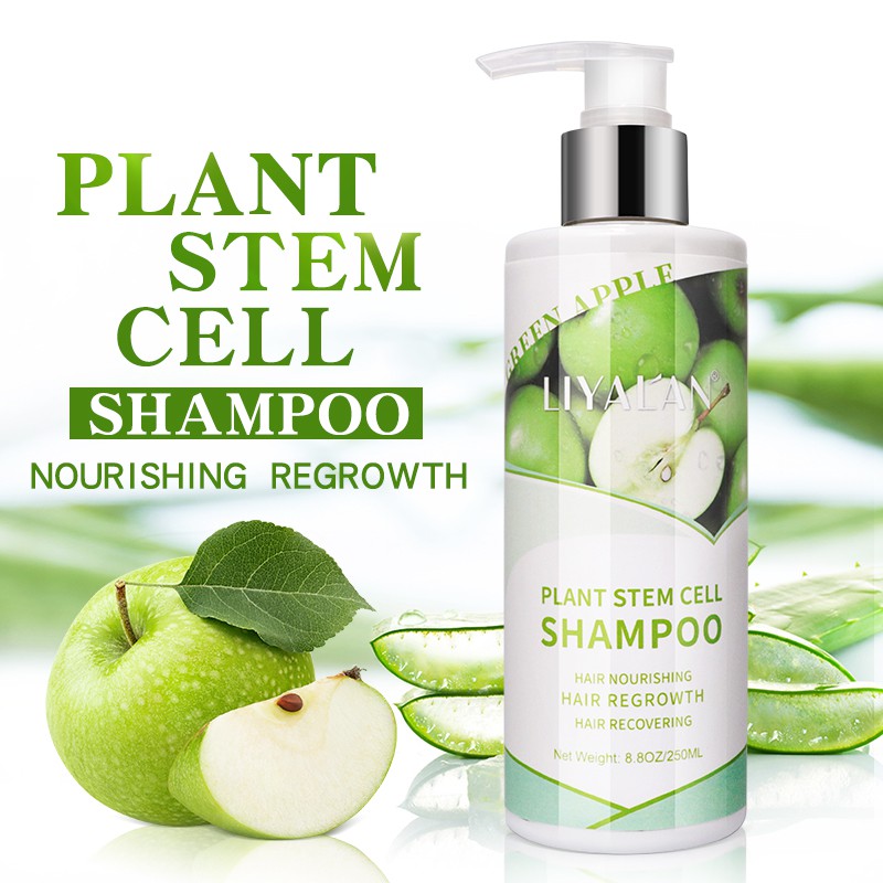 Dầu gội LIYALAN Anti Hair Loss Hair Regrowth Black Organic Plant Stem Cell Shampoo 250ml