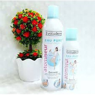 [CHÍNH HÃNG] Xịt khoáng Cao Cấp Evoluderm Atomiseur Eau Pure 400ml