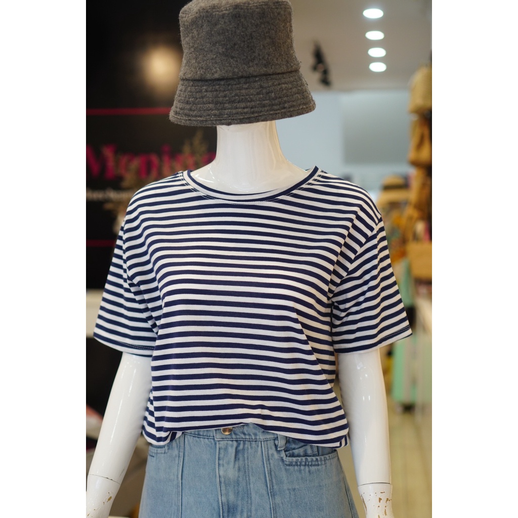 Áo Thun Cotton Sọc 100