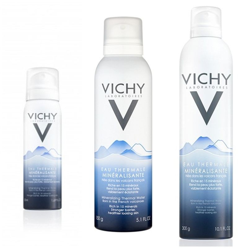 (Hàng Chính Hãng) Xịt Khoáng Cho Da Dầu Mụn, Da Khô & Da Nhạy Cảm Vichy Thermale Của Pháp ( 50ml & 150ml)