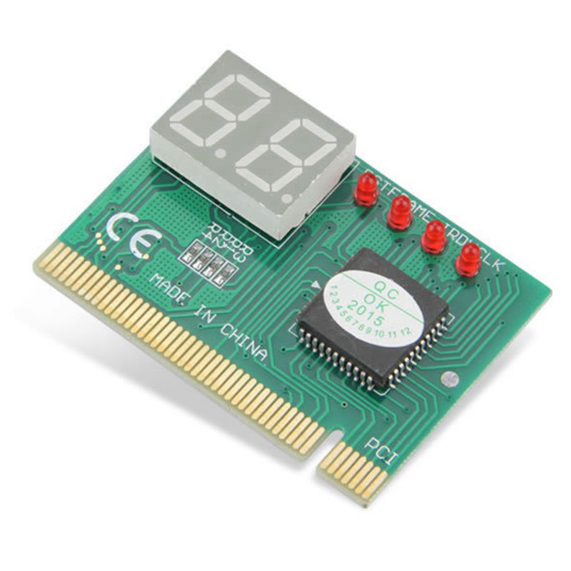 2 - Bit Pci Motherboard Fault Test Card Desktop Computer Detection Card Pci Motherboard Tester Diagnostic Display