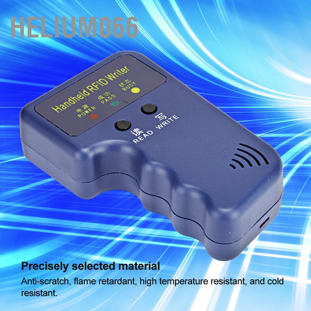 Máy sao chép thẻ từ Máy sao chép thẻ ID cầm tay 125KHz 5W Đầu đọc với chuỗi khóa và Helium066
