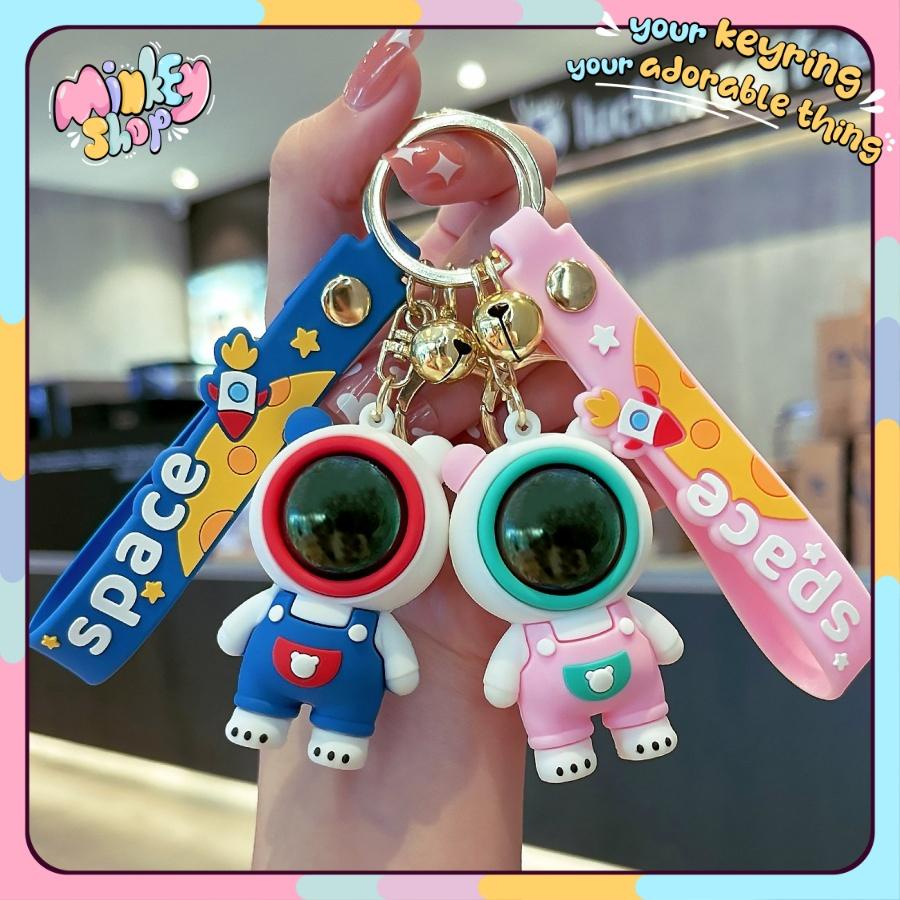 Móc Khoá Phi Hành Gia Mập Đáng Yêu Nhiều Mẫu Dễ Thương Phụ Kiện Túi Xách, Balo, Ô Tô Cute 02MKPHG -Minkey