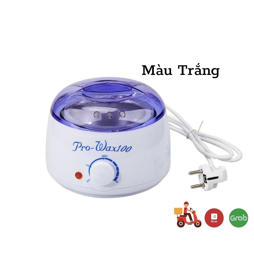 Nồi nấu sáp nóng chảy 💓TẶNG QUE GỖ 💓 Nồi đun sáp wax lông Pro-wax100 Pro 200 loại 1 dây đồng ổ cắm lớn 8582