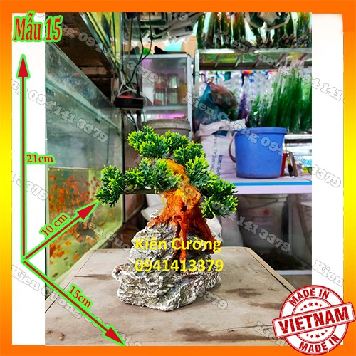 Mô Hình Núi - Hòn non Bộ - Trang Trí Bể cá (Mẫu 15).