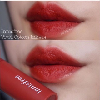(Order) Son kem lỳ Innisfree vivid cotton ink ảnh thật+video
