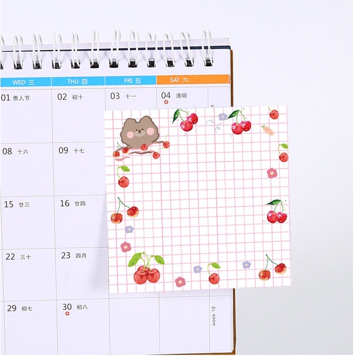 [Hàng mới về] Giấy note trái cây Zanmo hoạt hình Cute - Giấy ghi chú - giấy nhớ