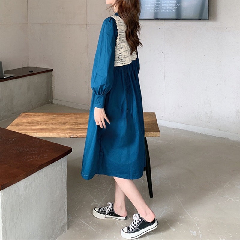 Áo Cardigan Dệt Kim Không Tay Cổ Chữ V Màu Sắc Đơn Giản Cho Nữ