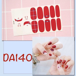 Nail Wraps (Dán móng tay) Christmas Noel